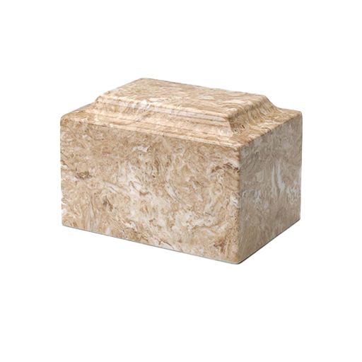 Classic Syrocco Cultured Marble Urn Vault Large