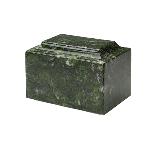 Classic Verde Cultured Marble Urn Vault Large