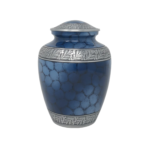 [UML B-3008L] Blue Cloud Urn Large