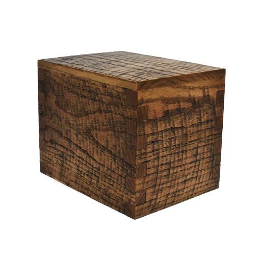 Box Jointed Oak Urn Large