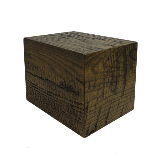 Circular Sawn Oak Urn Large