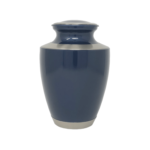 [UML B-3004L] Modern Moonlight Blue Urn Large