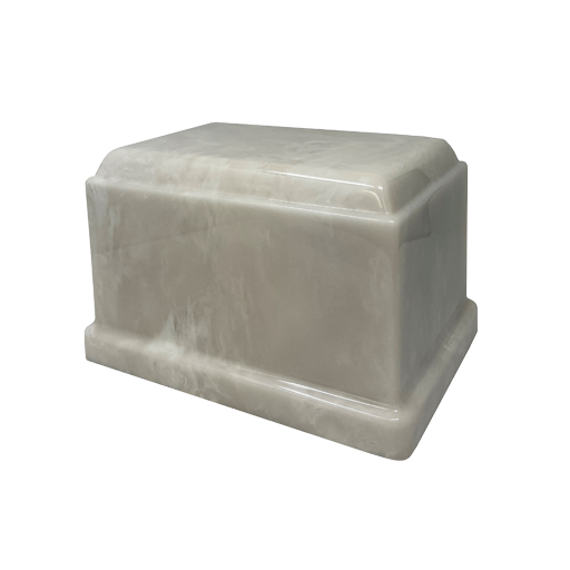 [UML M-5101L] Olympus Pearl Onyx Cultured Marble Urn Vault Large