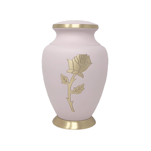 [UML B-3002L] Pink Rose Urn Large